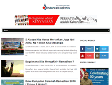 Tablet Screenshot of indonesiaoptimis.com